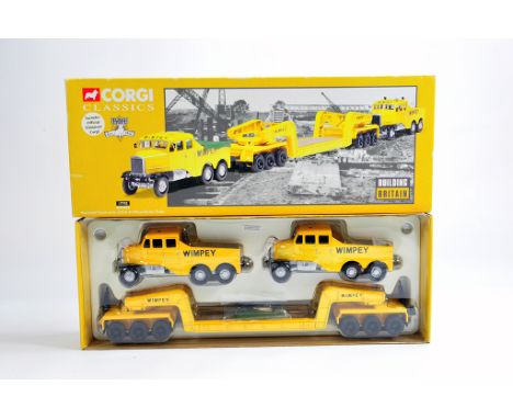 Corgi 1/50 Diecast Truck No. 17702 Scammell Constructors and Low Loader Set. Wimpey. NM to M in Box