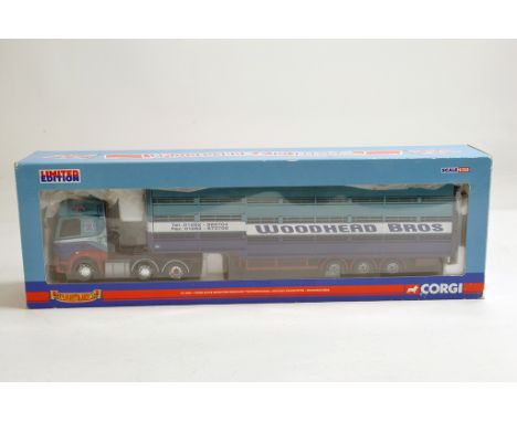 Corgi Commercial 1/50 Diecast Truck No. CC13904 Foden Alpha Livestock Transporter. Woodhead Brothers. M in Box.