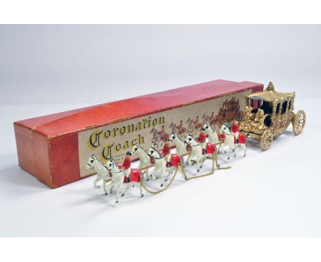 Matchbox (early) Lesney Toys large scale Coronation Coach set. Some attention required hence F to G in F to G Box.