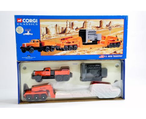 Corgi 1/50 Diecast Truck No. 55301 Diamond T and Girder Trailer with Load. Allied. M in Box.