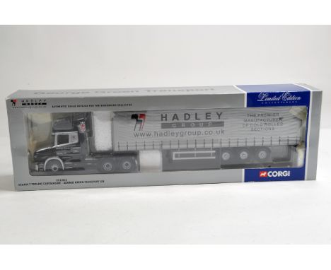 Corgi Commercial 1/50 Diecast Truck No. CC12812 Scania Topline Curtainside. George Green. M in Box.