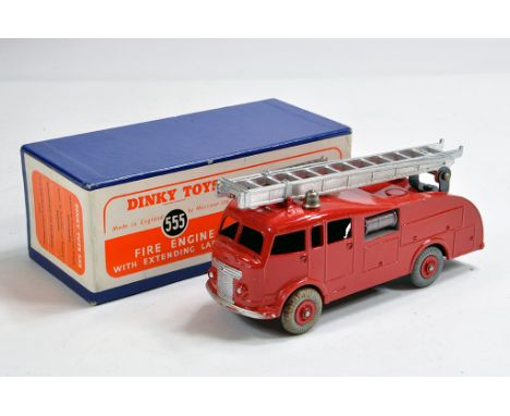 Dinky No. 555 Fire Engine with Extending Ladder. NM in E Box.