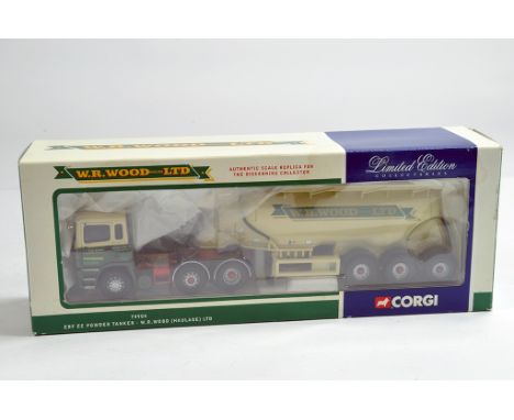 Corgi Commercial 1/50 Diecast Truck No. 74904 ERF Powder Tanker. WR Wood. M in Box.