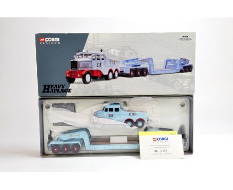 Corgi 1/50 Diecast Truck No. 17601 Scammell Constructor and Low Loader Set. Hills of Botley. NM to M in Box