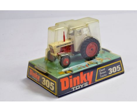 Dinky No. 305 David Brown Tractor. NM to M in E Bubble Box.