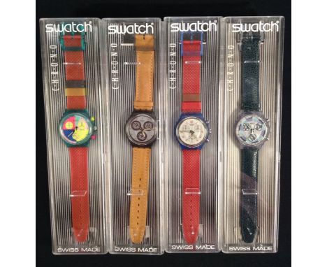 Swatch Watches -  a Chrono Collection wrist watch Sirio SCM 101, others;  JFK SCN 103;  Greentic SCV 100;  Flash Arrow SCL 10
