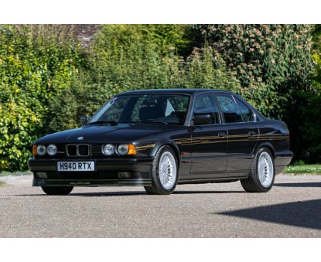 Alpina's B10 3.5/1 was one of the fastest saloon cars of its day and this beautifully presented Diamond Black example is #414