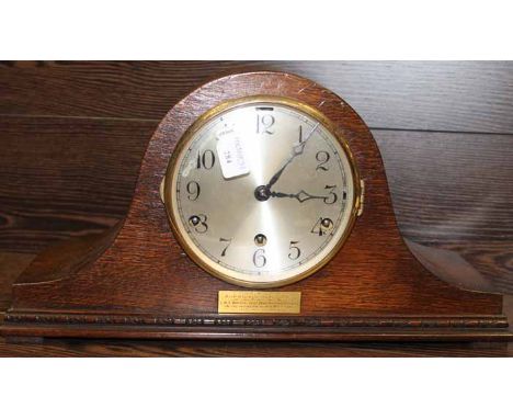 OAK MANTEL CLOCK