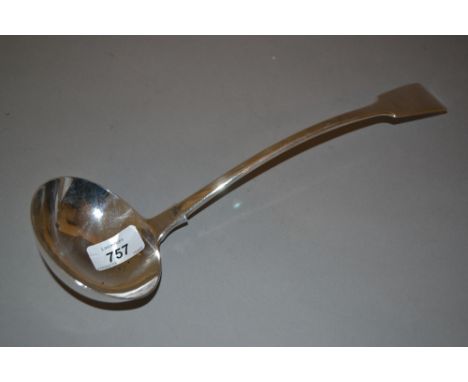 William IV York silver Fiddle pattern punch ladle, 1834, maker James Barber, George Cattle and William North CONDITION REPORT