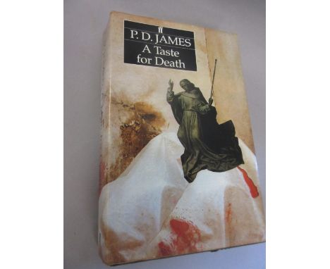 P.D. James, First Edition volume, ' A Taste for Death ', signed by the author