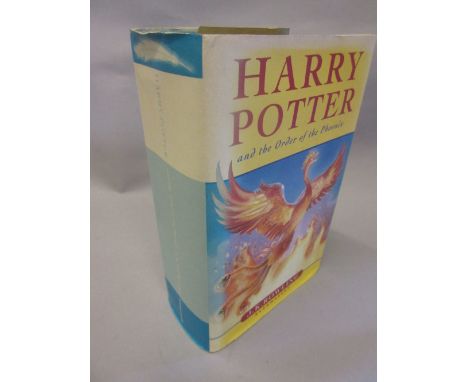 ' Harry Potter and the Order of the Phoenix ' by J.K. Rowling, First Edition ISBNO747551006 together with two small leather c