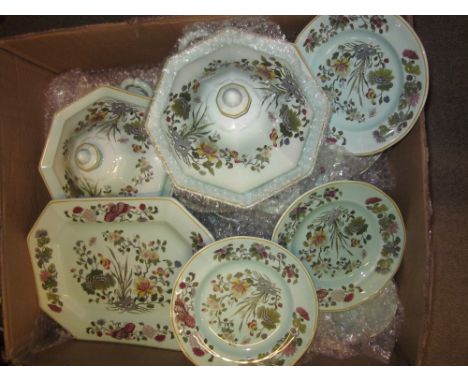 Adams Calyx ware, Ming jade pattern dinner and tea service for six places