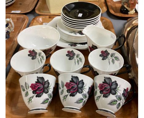 Twenty one piece Royal Albert bone china 'Masquerade' part tea service.  (B.P. 21% + VAT) 