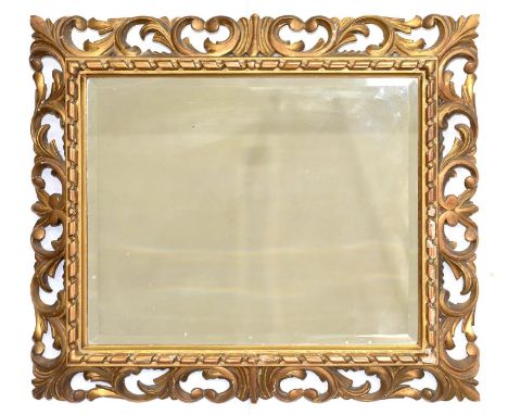 A FLORENTINE STYLE GILT MIRROR WITH BEVELLED PLATE, 46 X 54CM AND&nbsp;MISCELLANEOUS VINTAGE BOARD GAMES, JIGSAW PUZZLES AND 