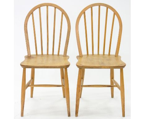 A PAIR OF ERCOL KITCHEN CHAIRS 