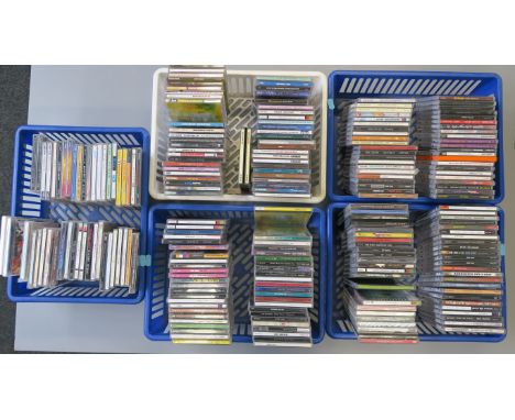 Over 170 CDs including many still sealed, artists include U2, David Bowie, Bon Jovi, Aerosmith, Prince, Stone Roses, Blur, Bi