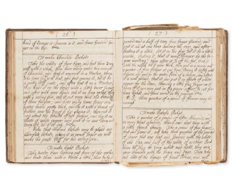Hay (Margaret “Peggie”) & Charles Kirkpatrick Sharpe, Scottish antiquary and artist, ?1781-1851. [Collection of recipes], man