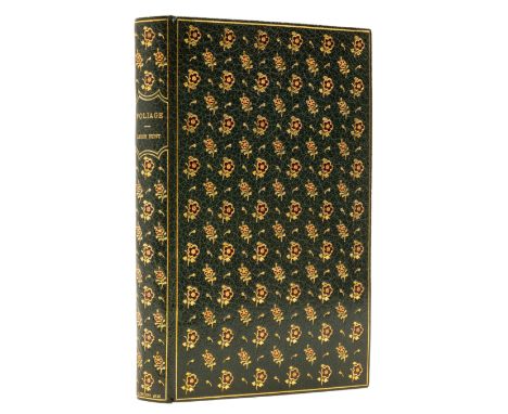 Hunt (Leigh) Foliage; or Poems Original and Translated, first edition, attractively bound in dark blue-green morocco, by Zaeh