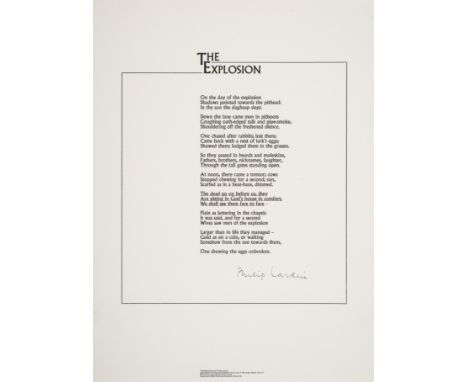 Poem-of-the-Month Club.- Collection of 48 broadsides signed by the authors, including W.H. Auden, Natural Linguistics; Philip