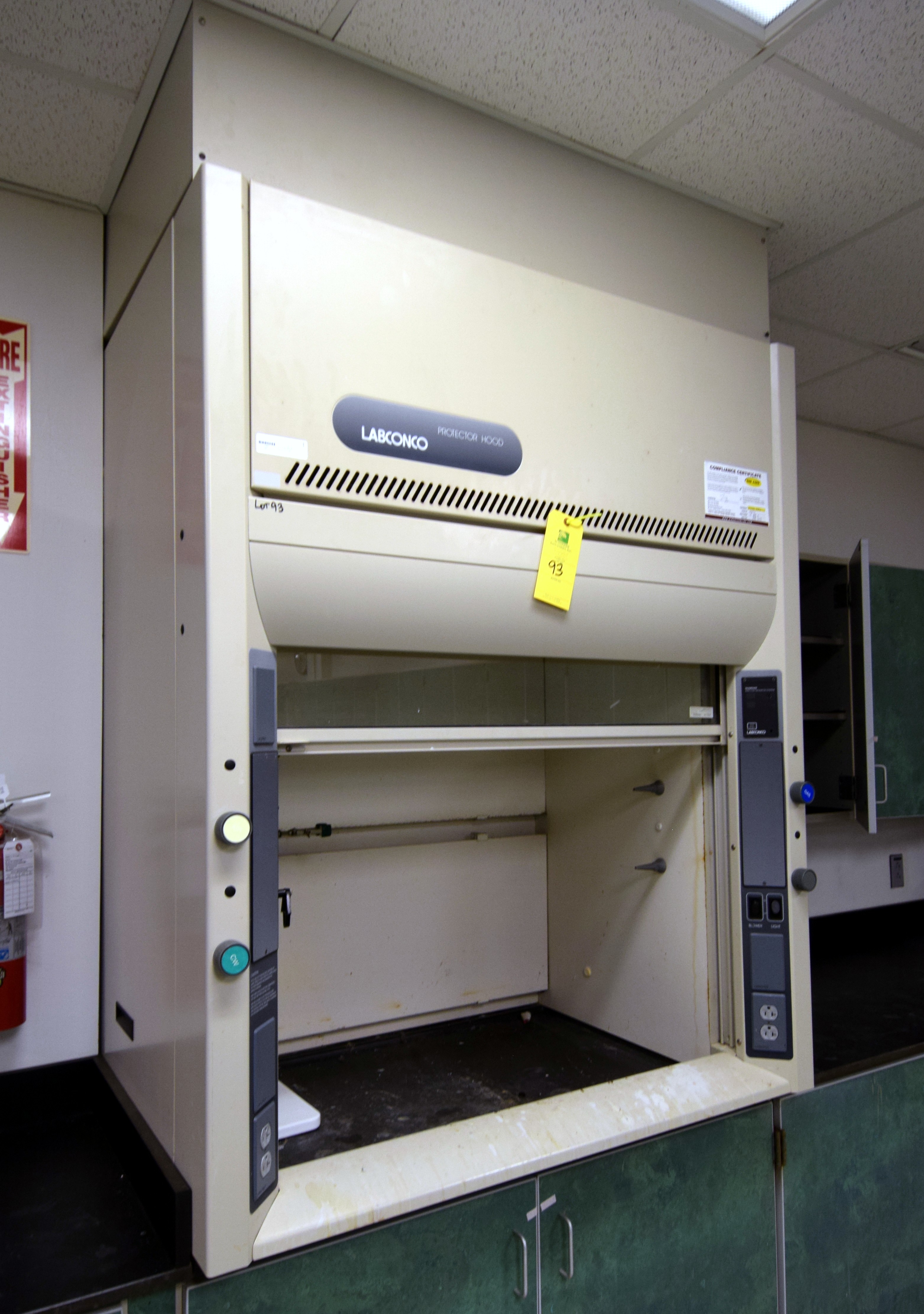 Labconco Protector Fume Hood, Model 9750405, Serial