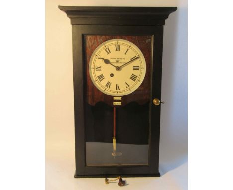 An early 20th Century Gledhill Brook Ltd, Laboratory time recorder, no. 51945, Movement no. 21059 "Empire" fusee and barrel w