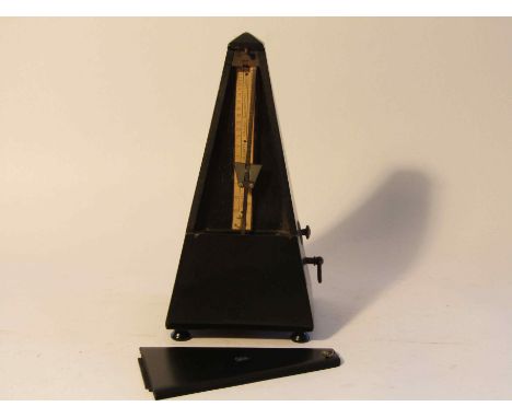 An early 20th Century ebonised metronome