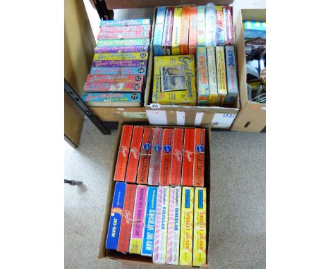 3 BOXES OF VINTAGE JIGSAWS