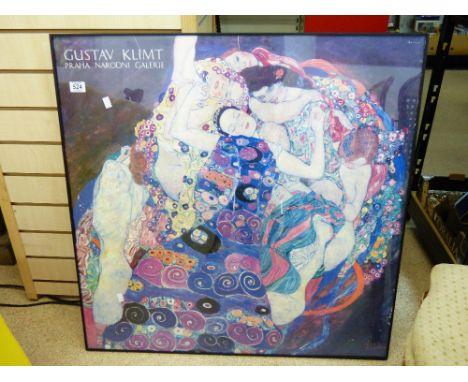 GLAZED GUSTAV KLIMT PRINT
