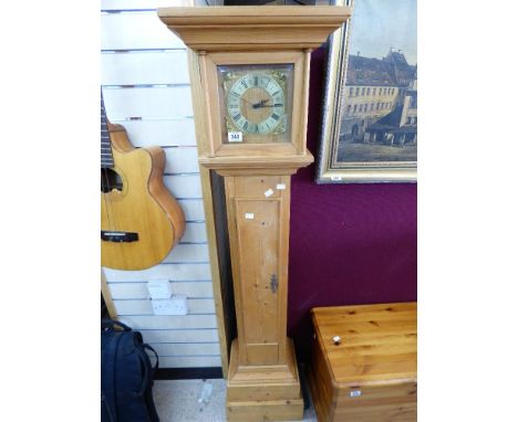 PINE GRANDMOTHER CLOCK