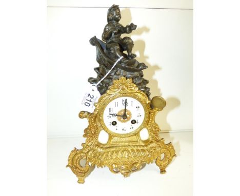 JAPY FRERES MANTLE CLOCK 34 CMS
