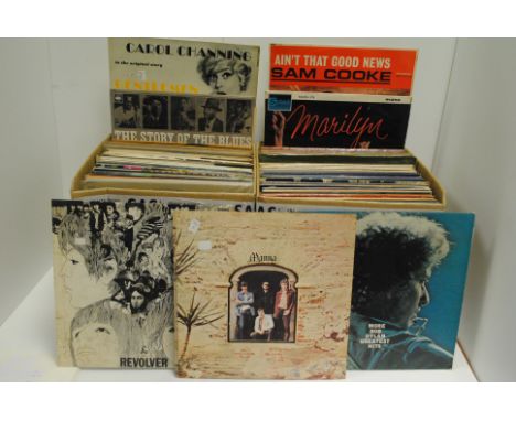 Various Albums: approximately one hundred and fifty of various genre, years and conditions including The Beatles, Sam Cooke a