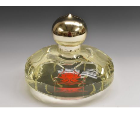 A factice display perfume bottle, Casmir by Chopard, approx 24 cm in height, 28 cm diameter