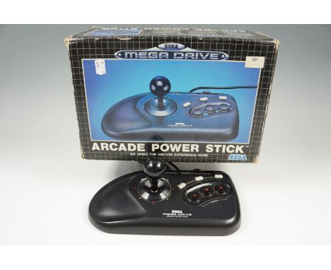 A boxed Sega Mega Drive arcade power stick