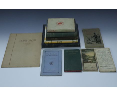 [Scotland] Several volumes including John Mackintosh, "History of the Valley of the Dee", 1895; "The Heart of Scotland, paint