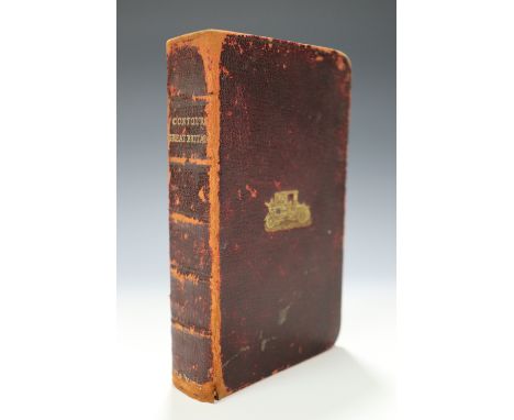 A vintage motoring contour road map book of Great Britain, circa 1900