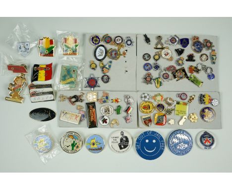 A quantity of enamel and other badges, many relating to British Police forces