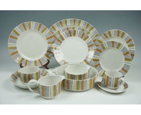 An extensive Midwinter "Sienna" tea and dinner service