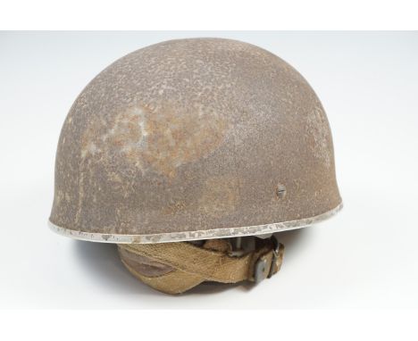 A 1944 dated British army airborne troops steel helmet