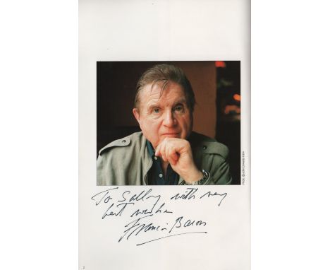BACON FRANCIS: (1909-1992) Irish Painter. A good printed exhibition catalogue signed and inscribed by Bacon, the 4to paperbac