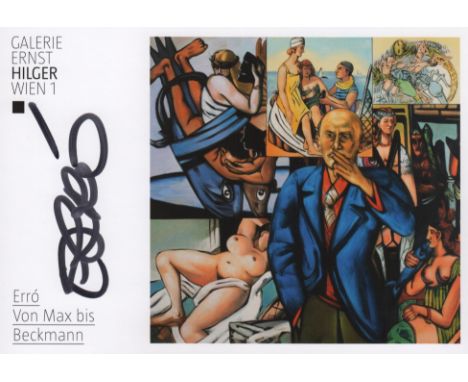 ARTISTS: Small selection of signed colour postcards and slightly larger, 8 x 10 photograph (1) etc., by various artists of th