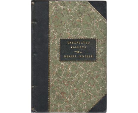 An original manuscript to an unproduced film POTTER DENNIS: (1935-1994) English Dramatist & Screenwriter. Autograph Manuscrip