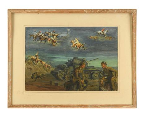 Once Upon a Timesigned 'Snaffles' (above the boar)watercolour and gouache on paper34.5 x 49cmProvenance:Messrs Fores, 123 New
