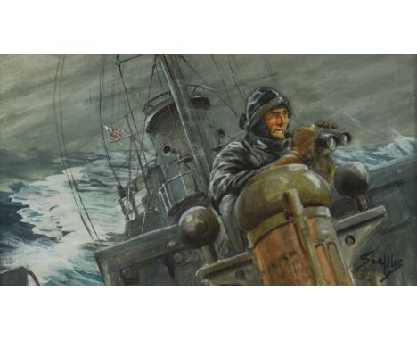 The Driversigned 'Snaffles / '39' (lower right) and inscribed with title on the mountwatercolour and gouache on paper16 x 28.