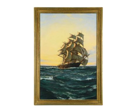 Sovereign of the Seassigned 'MONTAGUE DAWSON' (lower left)oil on canvas90 x 58.5cmProvenance:Williams &amp; Son, 2 Grafton St