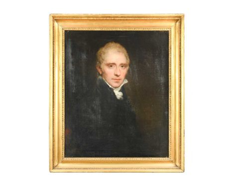 Portrait of a gentleman, half-length, in a black coat and white stockoil on canvas74.5 x 61.5cmProvenance:Acquired in Ireland