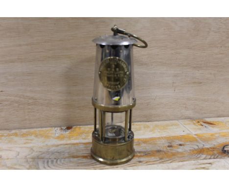 A VINTAGE ECCLES MINERS LAMP