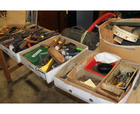 FOUR BOXES OF TOOLS