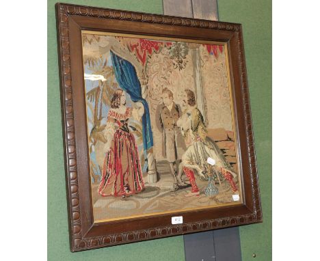 A mid 19th century tapestry panel
