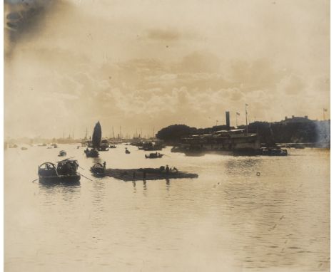 China. View of Canton from the Pearl River, c. 1900, gelatin silver print, 24 x 29 cmQTY: (1)