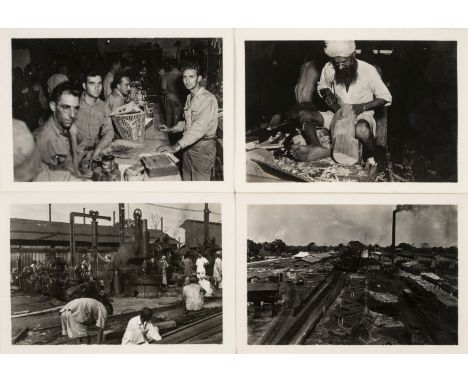 Burma. A group of over 100 photographs of the construction of the Stillwell Road, Burma, c. 1944, gelatin silver prints, incl